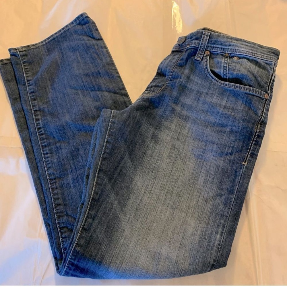Mavi Jeans ‘Matt Mid-Rise Relaxed Straight Leg’ Stretch Dark Wash Mens Sz 32x34